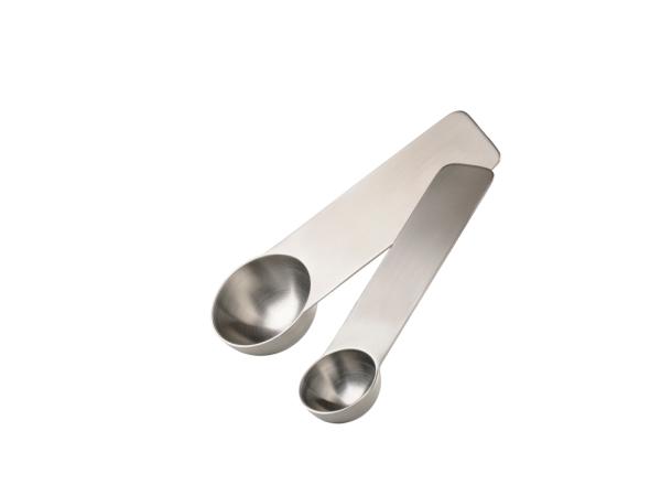 bitz Zone Denmark Singles Measuring spoons set 12 x 3 6 cm 15/5 ml 2 pcs Steel