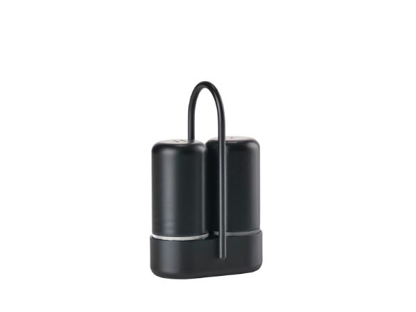 bitz Zone Denmark Singles Salt/pepper set 6.5 x 3.3 x 8.9 cm Black