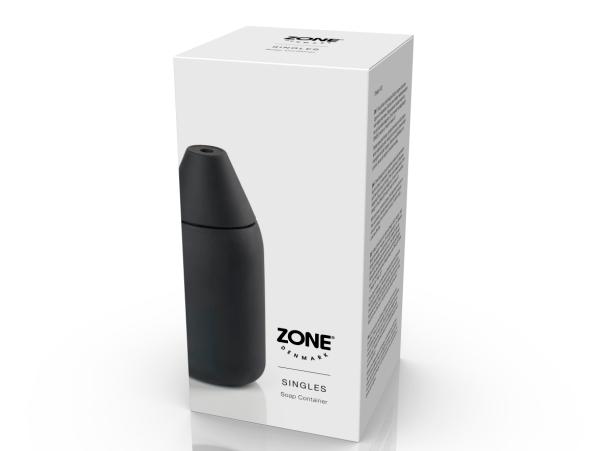 Bitz Zone Denmark Singles Soap Container Dia 7 X 15 Cm 0.3 Liter Black