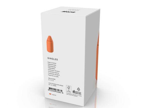 Bitz Zone Denmark Singles Soap Container Dia 7 X 15 Cm 0.3 Liter Apricot
