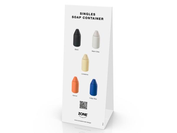Bitz Zone Denmark Singles Soap Container Product Sign Retail EN 8 5 X 22 Cm