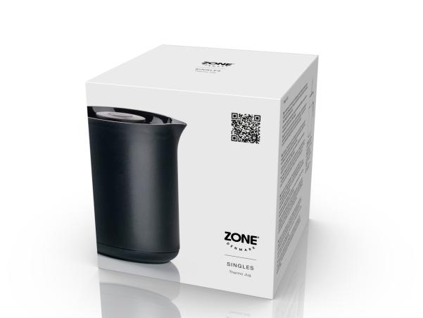 Bitz Zone Denmark Singles Thermo Jug Dia 13.2 X 17 Cm 0.6 Liter Black