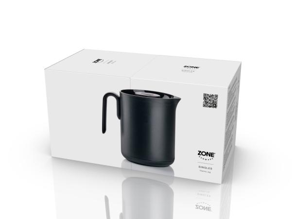 Bitz Zone Denmark Singles Thermo Jug Dia 13.2 X 17 Cm 0.6 Liter Black