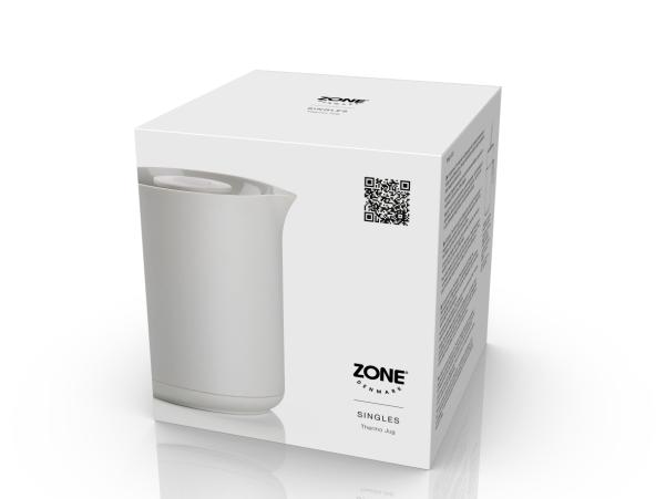 Bitz Zone Denmark Singles Thermo Jug Dia 13.2 X 17 Cm 0.6 Liter Warm Grey