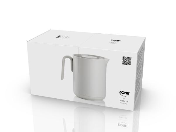 Bitz Zone Denmark Singles Thermo Jug Dia 13.2 X 17 Cm 0.6 Liter Warm Grey