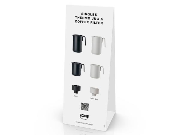 Bitz Zone Denmark Singles Thermo Jug Product Sign Retail EN 8 5 X 22 Cm