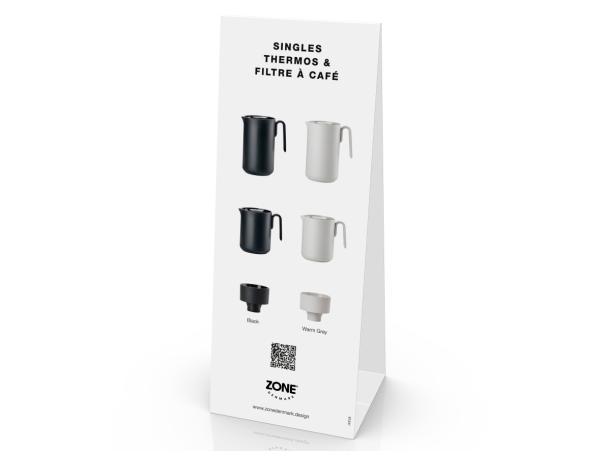 Bitz Zone Denmark Singles Thermo Jug Product Sign Retail FR 8 5 X 22 Cm
