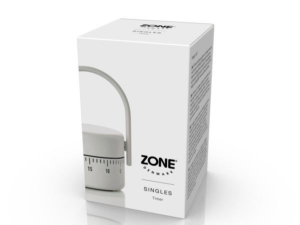 Bitz Zone Denmark Singles Timer Dia 5.4 X 8.9 Cm Warm Grey