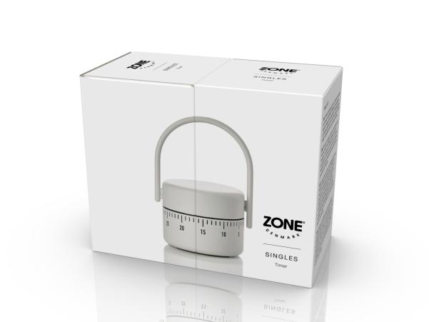 Bitz Zone Denmark Singles Timer Dia 5.4 X 8.9 Cm Warm Grey