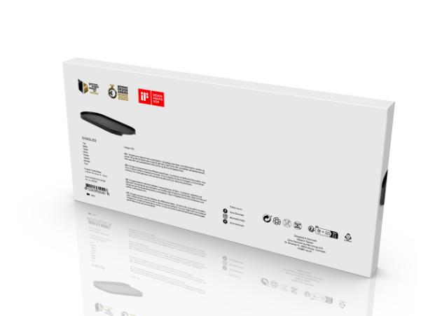 Bitz Zone Denmark Singles Tray 35 X 16 X 1.8 Cm Black