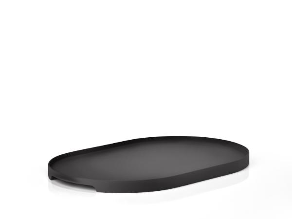 bitz Zone Denmark Singles Tray 35 x 23 x 1.8 cm Black