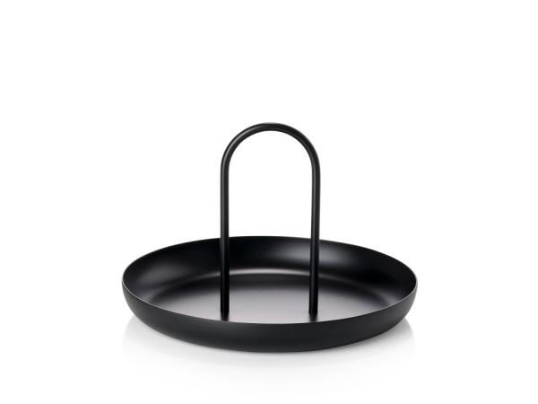 bitz Zone Denmark Singles Tray Dia. 20 x 13 cm Black
