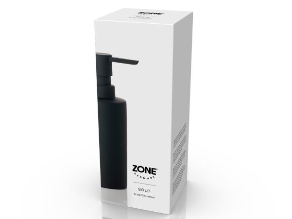 Bitz Zone Denmark Solo Soap Dispenser Dia. 6 X 17 Cm 0.3 Liter Black