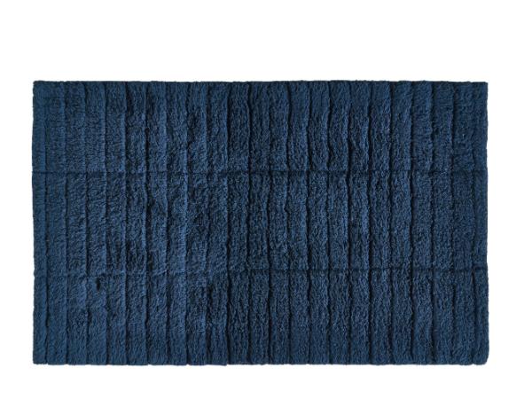 bitz Zone Denmark Tiles Bath mat 80 x 50 cm Dark Blue