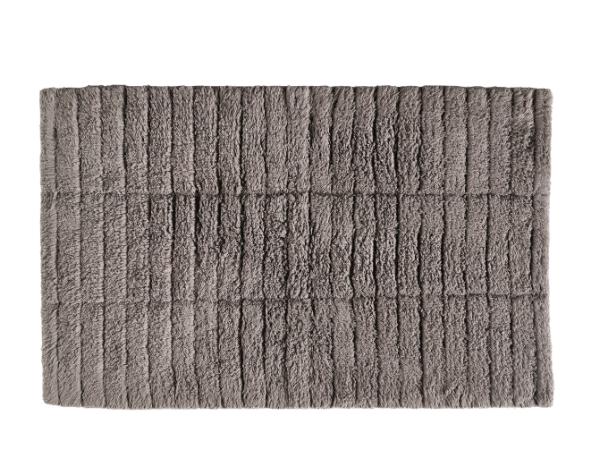bitz Zone Denmark Tiles Bath mat 80 x 50 cm Gull Grey