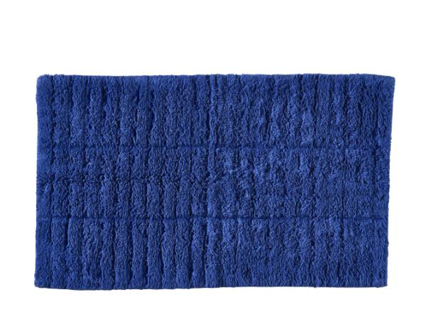 bitz Zone Denmark Tiles Bath mat 80 x 50 cm Indigo Blue