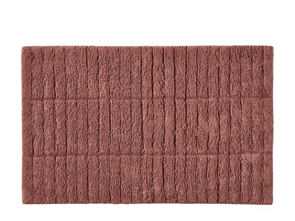 bitz Zone Denmark Tiles Bath mat 80 x 50 cm Peach Red