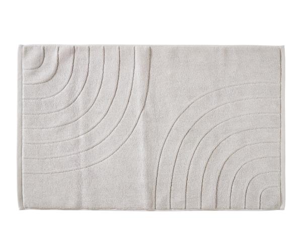bitz Zone Denmark Time Bath mat 80 x 50 cm Soft Grey