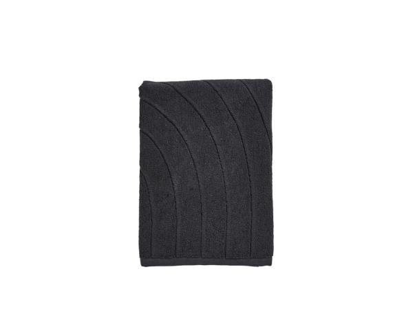 bitz Zone Denmark Time Bath towel 140 x 70 cm Black