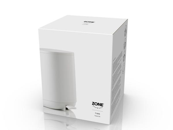 Bitz Zone Denmark Time Pedal Bin 20.8 X 27.5 Cm 3 Liter White