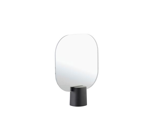 bitz Zone Denmark Time Table Mirror 20 x 6 x 26.5 cm Black