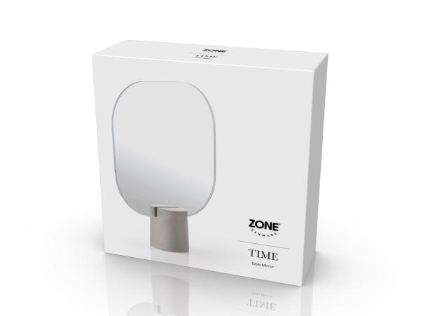 Bitz Zone Denmark Time Table Mirror 20 X 6 X 26.5 Cm Concrete