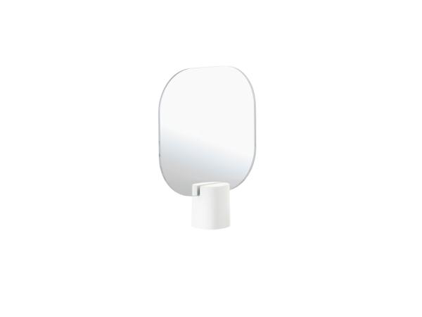 bitz Zone Denmark Time Table Mirror 20 x 6 x 26.5 cm White