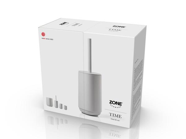 Bitz Zone Denmark Time Toilet Brush 11 X 36 Cm Soft Grey