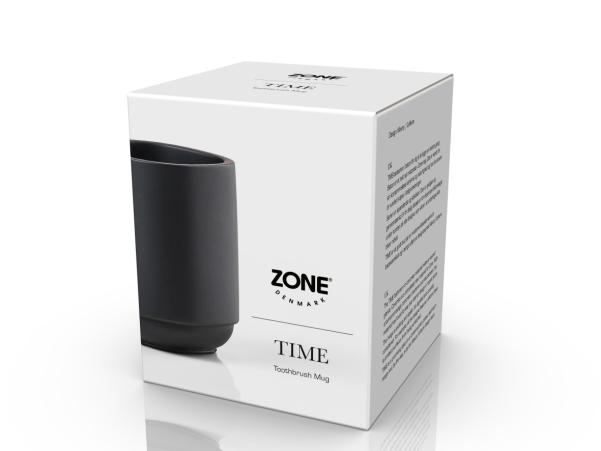 Bitz Zone Denmark Time Toothbrush Mug 8 X 8 X 9.8 Cm Black