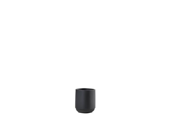 bitz Zone Denmark Time Toothbrush Mug 8 x 8 x 9.8 cm Black