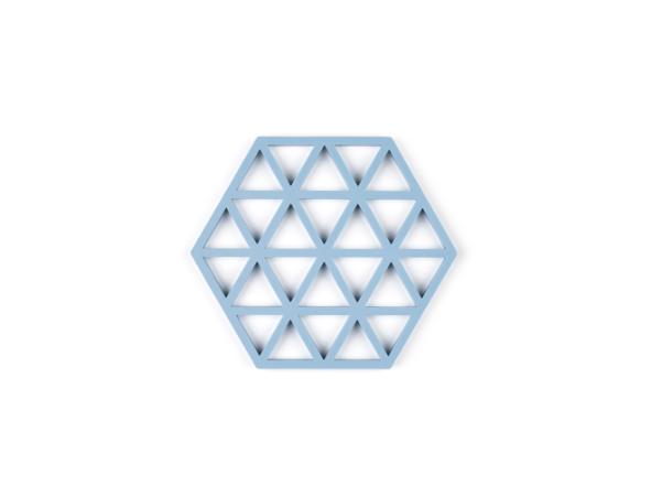 Bitz Zone Denmark Triangles Trivet 16 X 14 X 0 9 Cm Blue