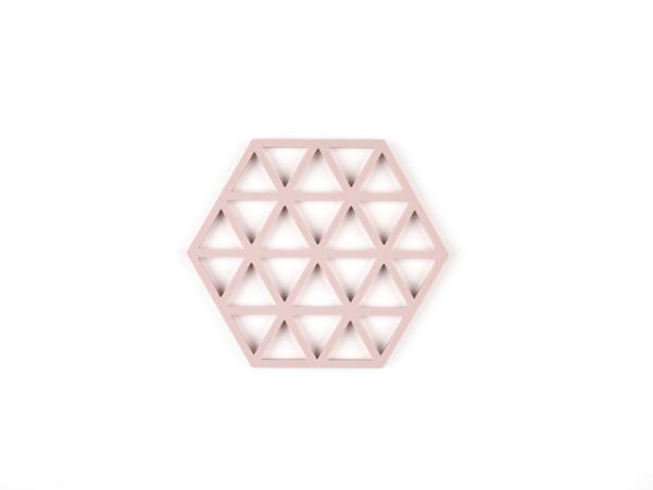 Bitz Zone Denmark Triangles Trivet 16 X 14 X 0 9 Cm Rose