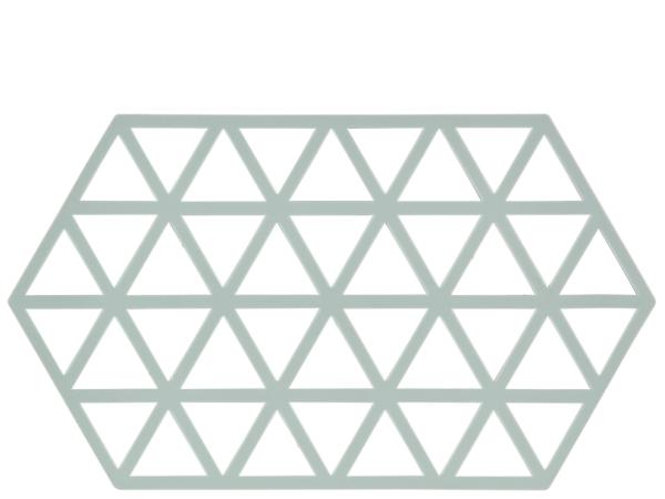 bitz Zone Denmark Triangles Trivet 24 x 14 x 0.9 cm Nordic Sky