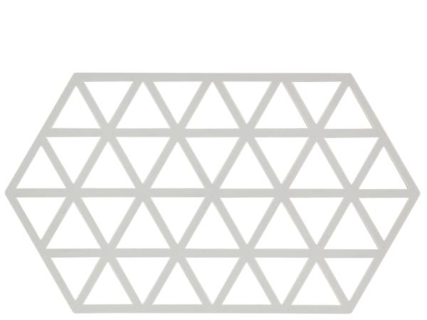 bitz Zone Denmark Triangles Trivet 24 x 14 x 0.9 cm Warm Grey