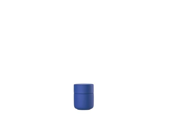 bitz Zone Denmark Ume Jar with lid Dia 8 3 x 10 3 cm Indigo Blue