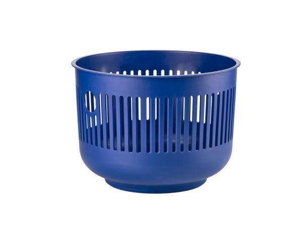 bitz Zone Denmark Ume Laundry Basket Dia 40 x 29 2 cm Indigo Blue