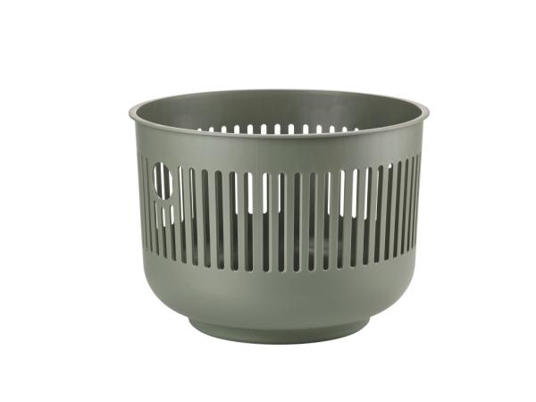 bitz Zone Denmark Ume Laundry Basket Dia 40 x 29 2 cm Olive green