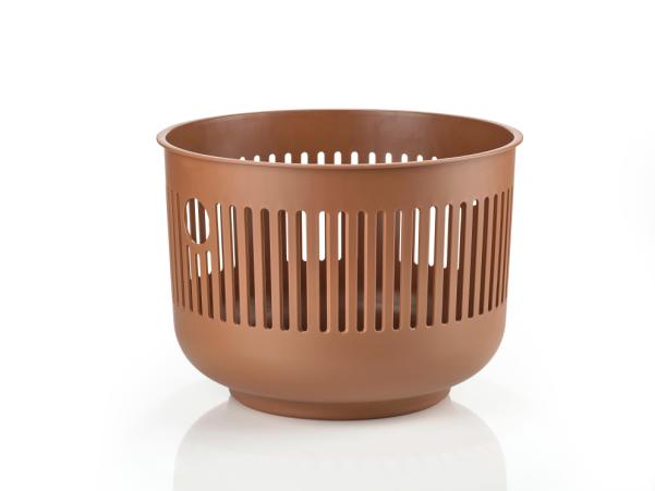 Bitz Zone Denmark Ume Laundry Basket Dia 40 X 29 2 Cm Terracotta