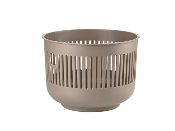 bitz Zone Denmark Ume Laundry Basket Dia 40 x 29 2 cm Taupe
