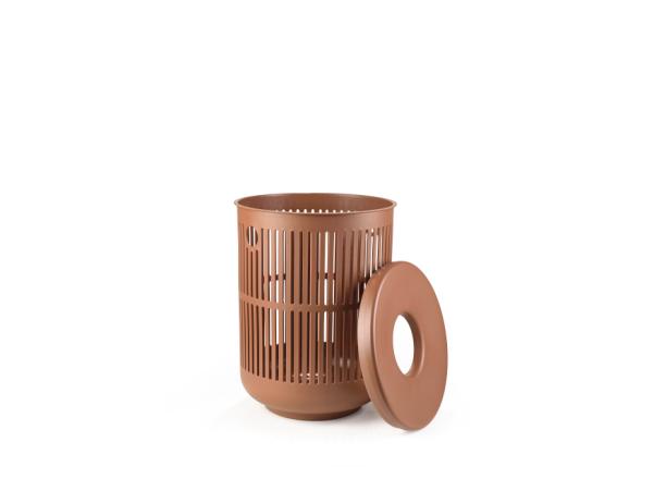 Bitz Zone Denmark Ume Laundry Basket Dia 40 X 54 Cm 60 Liter Terracotta