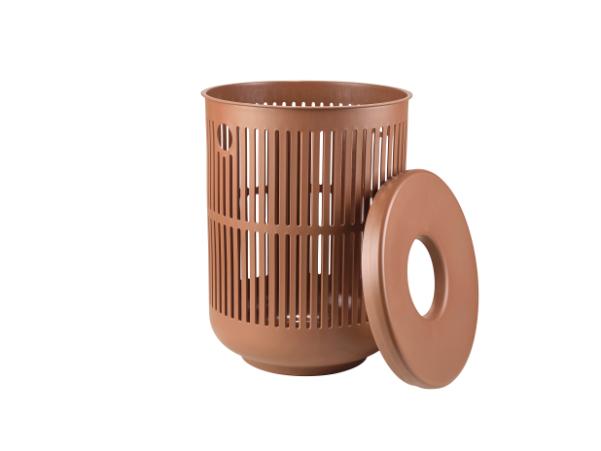 Bitz Zone Denmark Ume Laundry Basket Dia 40 X 54 Cm 60 Liter Terracotta