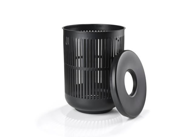 Bitz Zone Denmark Ume Laundry Basket Dia 40 X 54 Cm Black