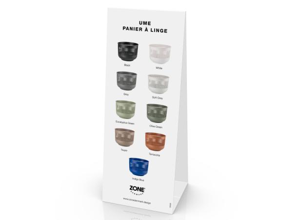 Bitz Zone Denmark Ume Low Laundry Basket Product Sign Retail FR 8 5 X 22 Cm