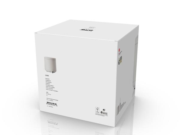 Bitz Zone Denmark Ume Pedal Bin Dia. 19 5 X 22 Cm 4 Liter Soft Grey