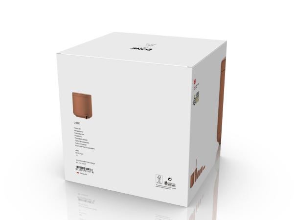 Bitz Zone Denmark Ume Pedal Bin Dia 19 5 X 22 Cm 4 Liter Terracotta
