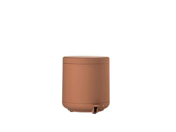 bitz Zone Denmark Ume Pedal Bin Dia 19 5 x 22 cm 4 liter Terracotta