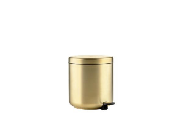 bitz Zone Denmark Ume Pedal Bin Dia 19 5 x 22 cm 4 liter Brass