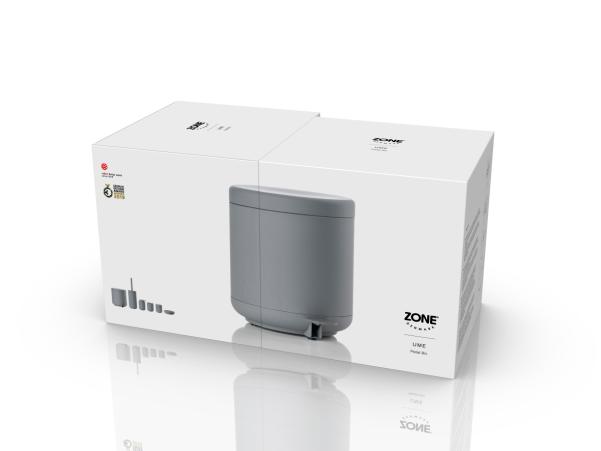 Bitz Zone Denmark Ume Pedal Bin Dia. 19 X 22 Cm 4 Liter Grey