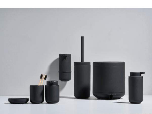 Bitz Zone Denmark Ume Soap Dish Dia. 12 X 3 Cm Black