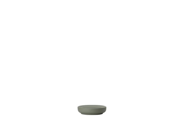 bitz Zone Denmark Ume Soap dish Dia 12 x 3 cm Olive green